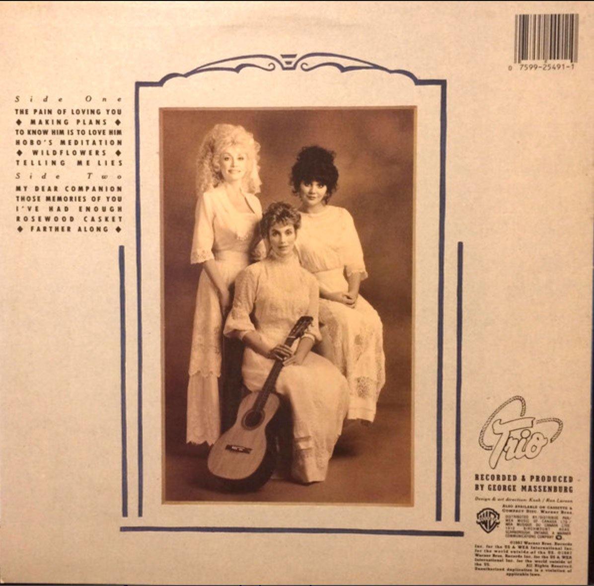 DOLLY PARTON, LINDA RONSTADT & EMMYLOU HARRIS - Trio - VinylPursuit.com