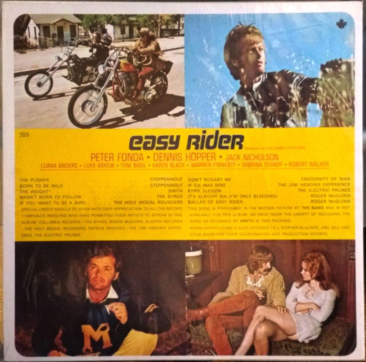 EASY RIDER - Movie Soundtrack - Various - VinylPursuit.com