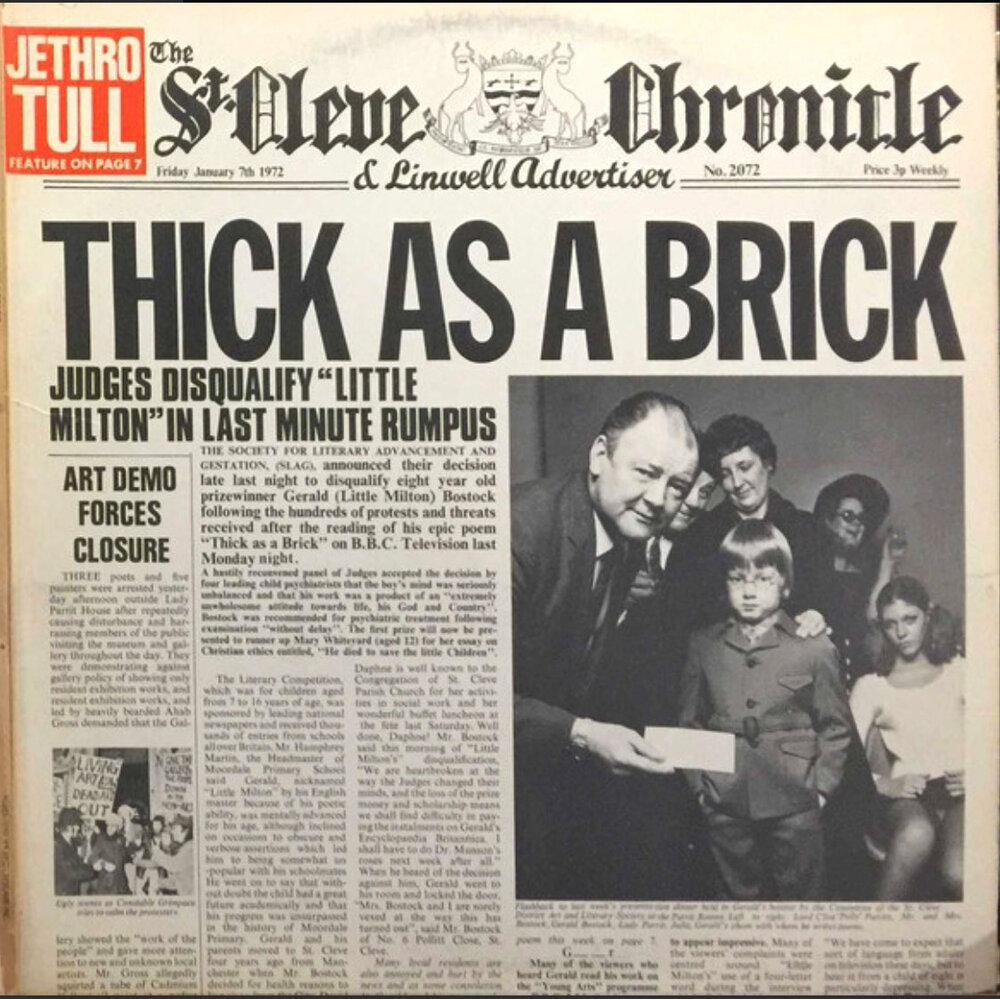 JETHRO TULL ‎– Thick As A Brick - Newspaper Included! - VinylPursuit.com
