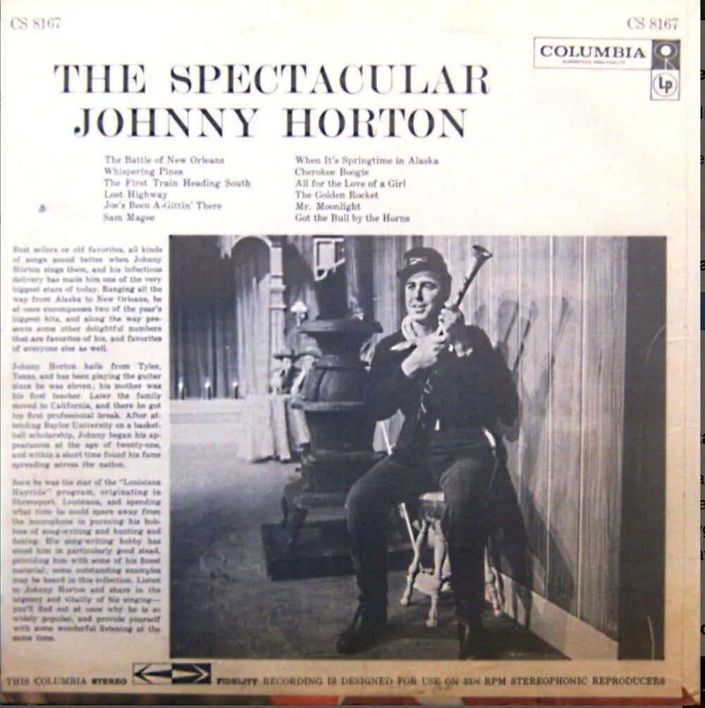 JOHNNY HORTON - The Spectacular Johnny Horton - VinylPursuit.com