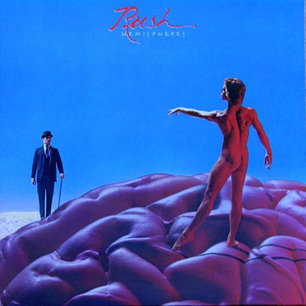Rush ‎– Hemispheres - RARE - Red Vinyl VinylPursuit.com