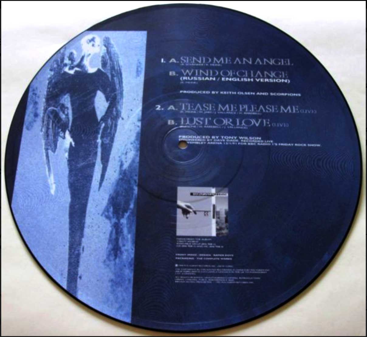 Scorpions - Send Me An Angel - 1990 Picture Disk!