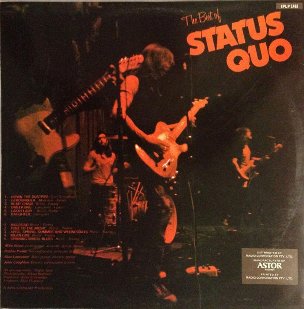 STATUS QUO ‎– The Best Of Status Quo - Australian Pressing - VinylPursuit.com