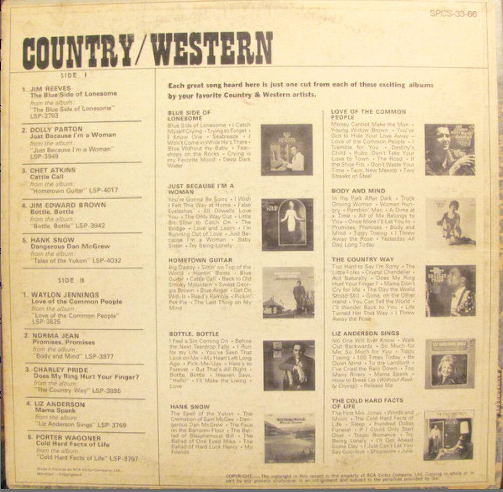 COUNTRY & WESTERN - Various - VinylPursuit.com