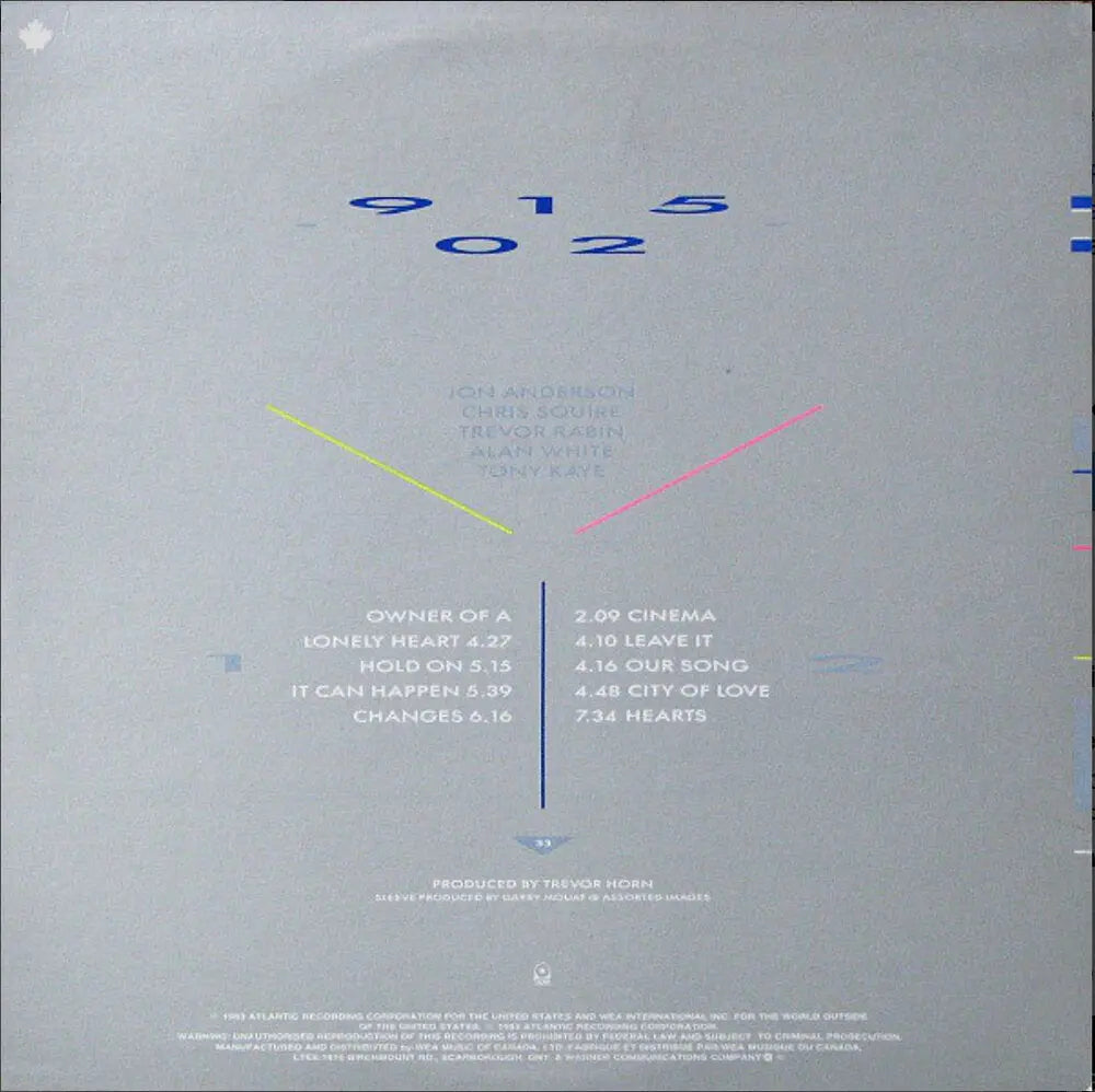 Yes ‎– 90125 VinylPursuit.com