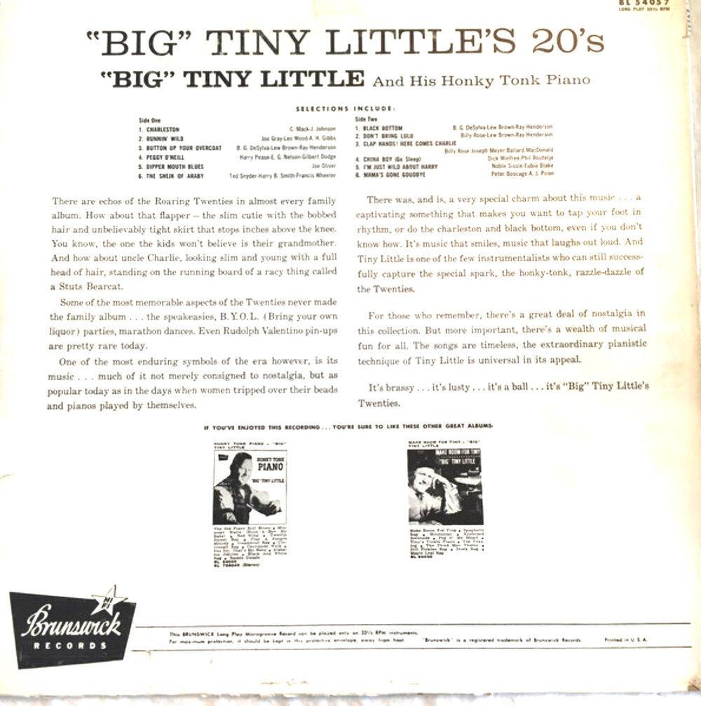 'BIG' TINY LITTLE - Revolver - "Big" Tiny Little's '20's - VinylPursuit.com