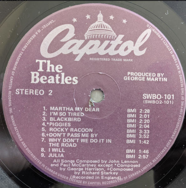 The Beatles ‎– The White Album - 1977 with Poster! VinylPursuit.com