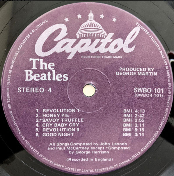 The Beatles ‎– The White Album - 1977 with Poster! VinylPursuit.com