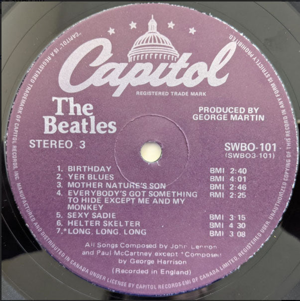 The Beatles ‎– The White Album - 1977 with Poster! VinylPursuit.com