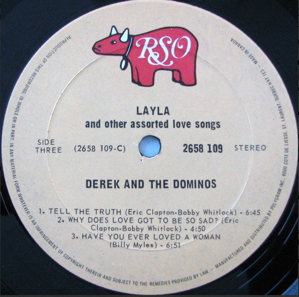 Derek & The Dominos ‎– Layla And Other Assorted Love Songs VinylPursuit.com