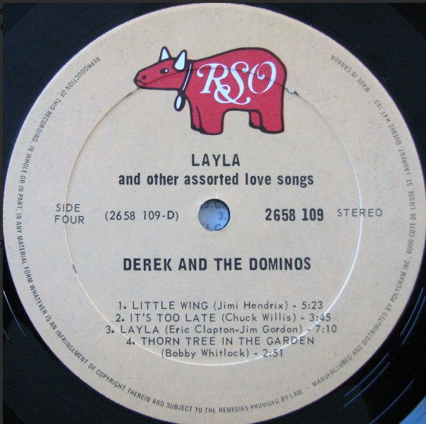 Derek & The Dominos ‎– Layla And Other Assorted Love Songs VinylPursuit.com