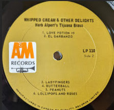 Herb Alpert's Tijuana Brass – Whipped Cream & Other Delights - 1965