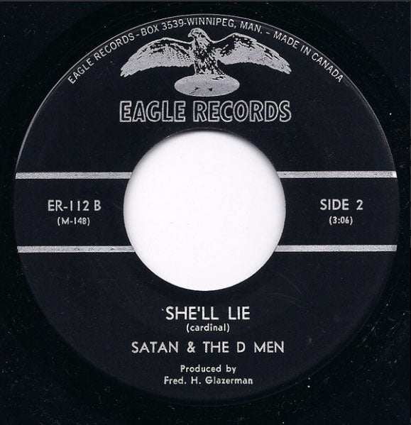 Satan and The D-Men – L-I-N-D-A - She'll Lie - VERY RARE