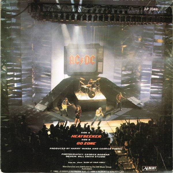 AC/DC – Heatseeker - 7" 45 RPM - Australian Pressing