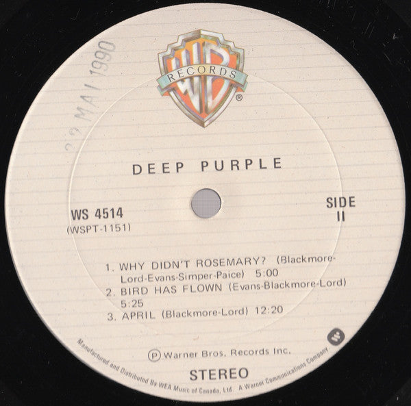 Deep Purple – Deep Purple - 1978