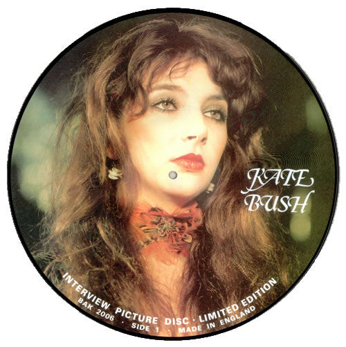 Kate Bush – Limited Edition Interview Picture Disc  - 1987 UK Pressing