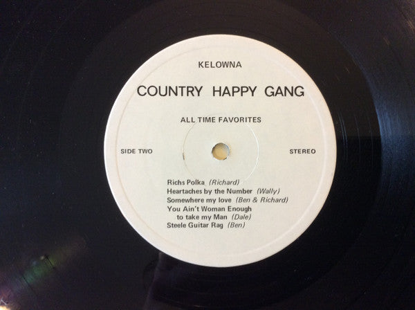 Kelowna Country Happy Gang ‎– All Time Favorites - Rare!