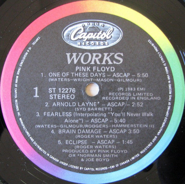 Pink Floyd – Works - 1983