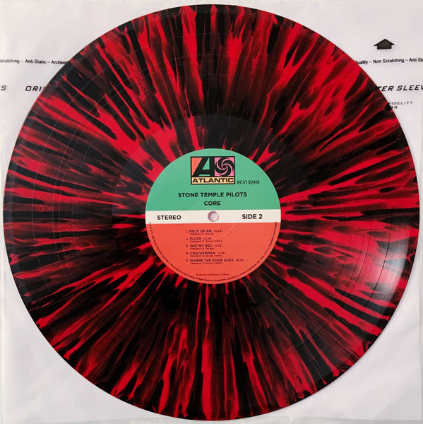 Stone Temple Pilots ‎– Core - Red w/ Black Splatter, Sealed! VinylPursuit.com
