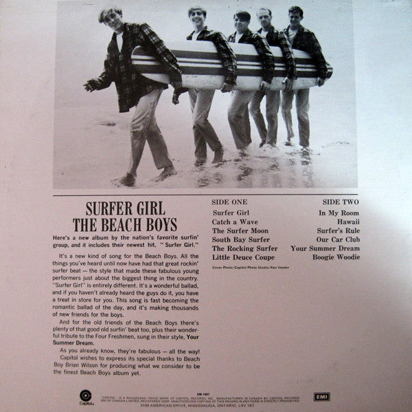 The Beach Boys – Surfer Girl - SEALED!