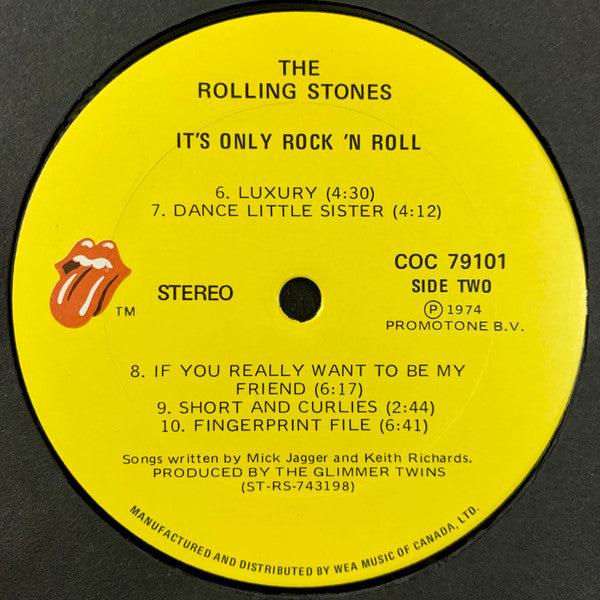 The Rolling Stones – It's Only Rock 'N Roll - 1974