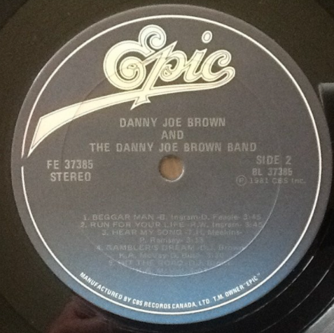 The Danny Joe Brown Band – 1981 Original