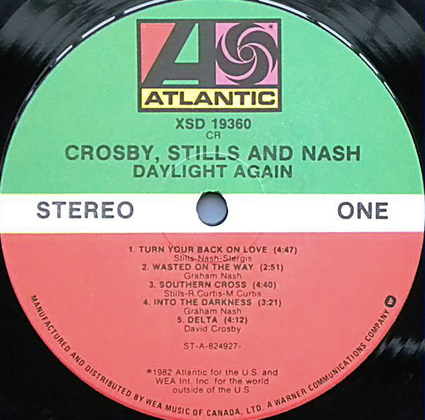 Crosby, Stills & Nash – Daylight Again