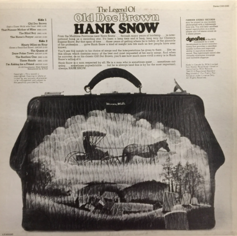 Hank Snow – The Legend Of Old Doc Brown