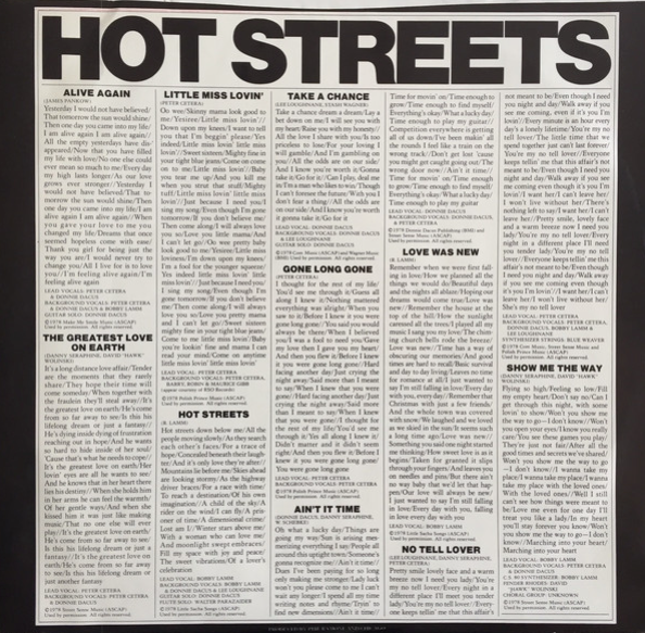Chicago – Hot Streets - 1978