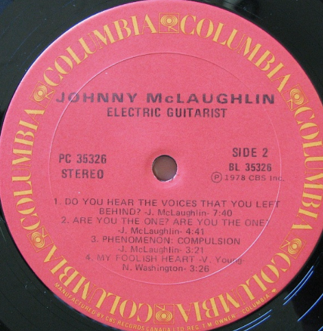 Johnny McLaughlin – Electric Guitarist