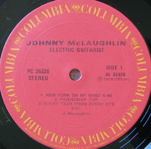 Johnny McLaughlin – Electric Guitarist