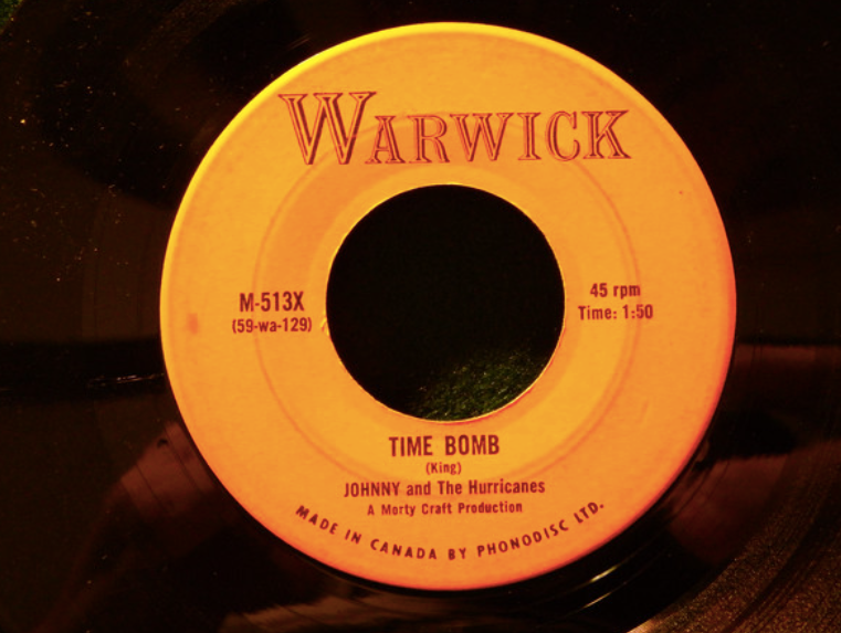 Johnny And The Hurricanes – Reveille Rock / Time Bomb - 45 RPM Single