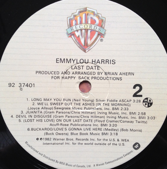 Emmylou Harris – Last Date