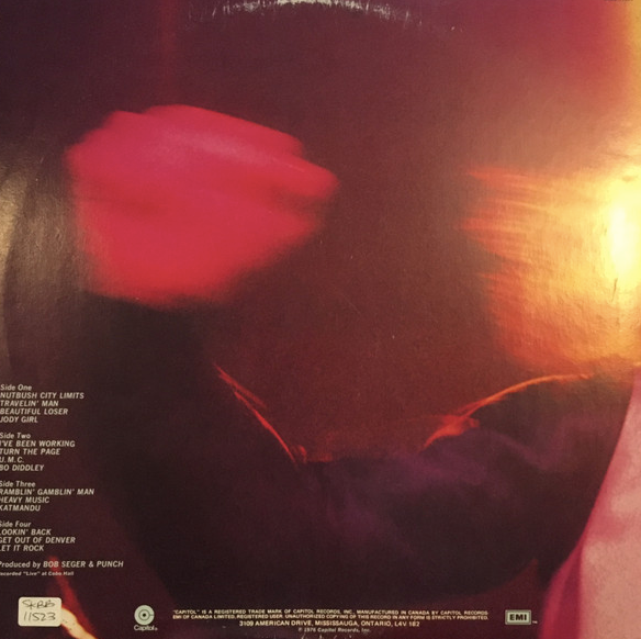 Bob Seger & The Silver Bullet Band – Live Bullet - 1976 VinylPursuit.com