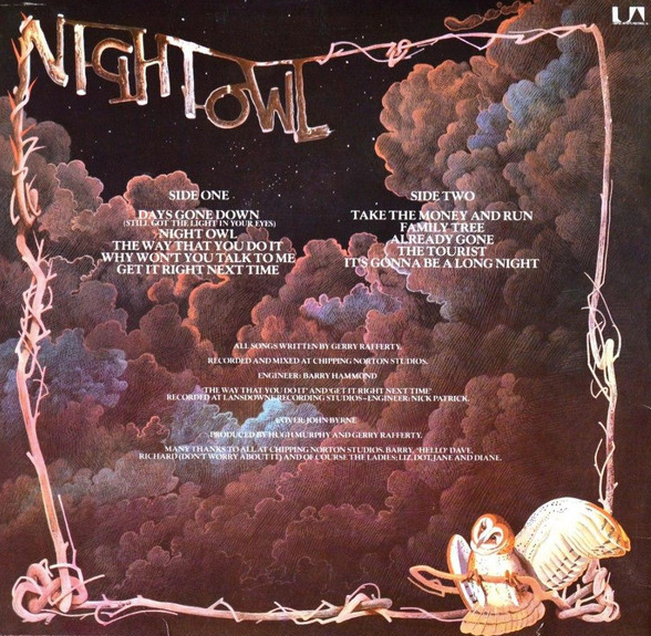 Gerry Rafferty – Night Owl - 1979