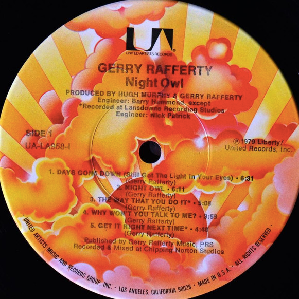Gerry Rafferty – Night Owl - 1979