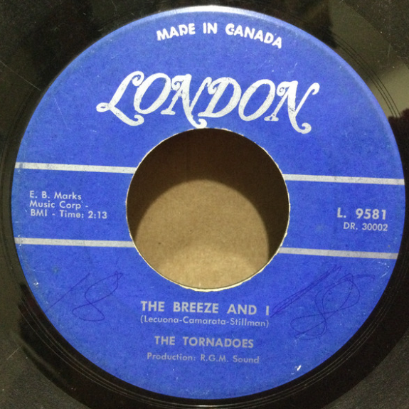 The Tornadoes – Ridin' The Wind/ The Breeze and I - 45 RPM Single