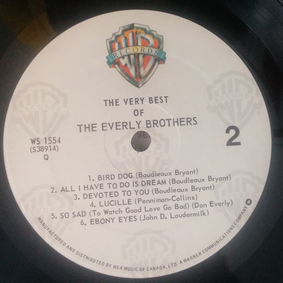 The Everly Brothers* – The Very Best Of The Everly Brothers VinylPursuit.com