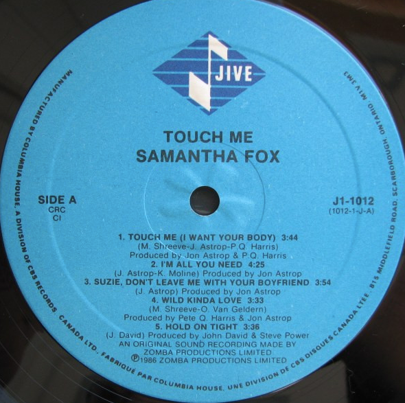 Samantha Fox – Touch Me