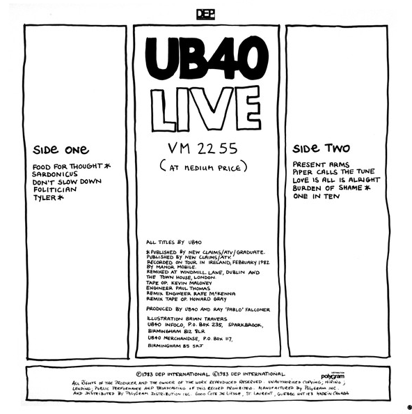 UB40 – Live