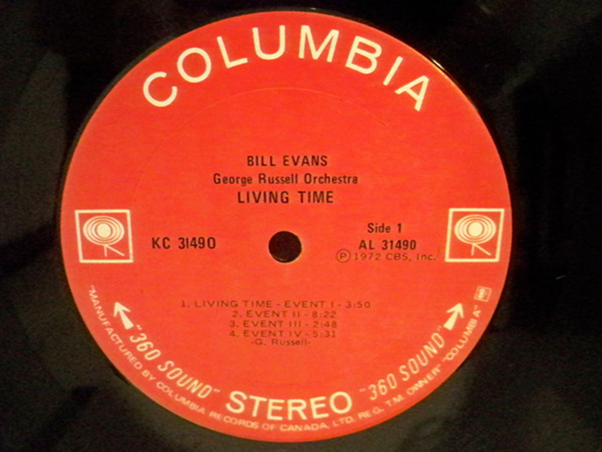 Bill Evans, George Russell Orchestra ‎– Living Time - 1972