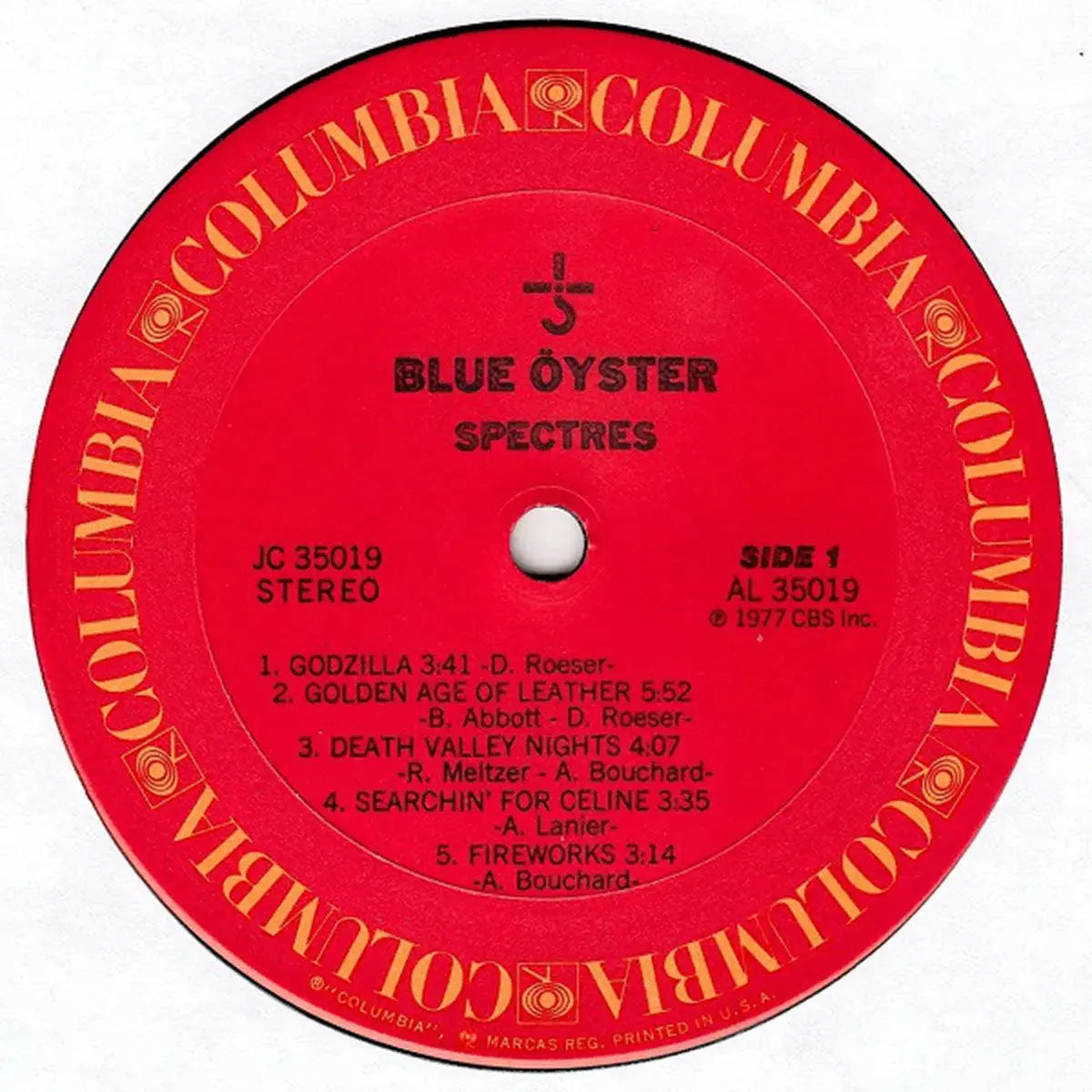 Blue Öyster Cult ‎– Spectres VinylPursuit.com