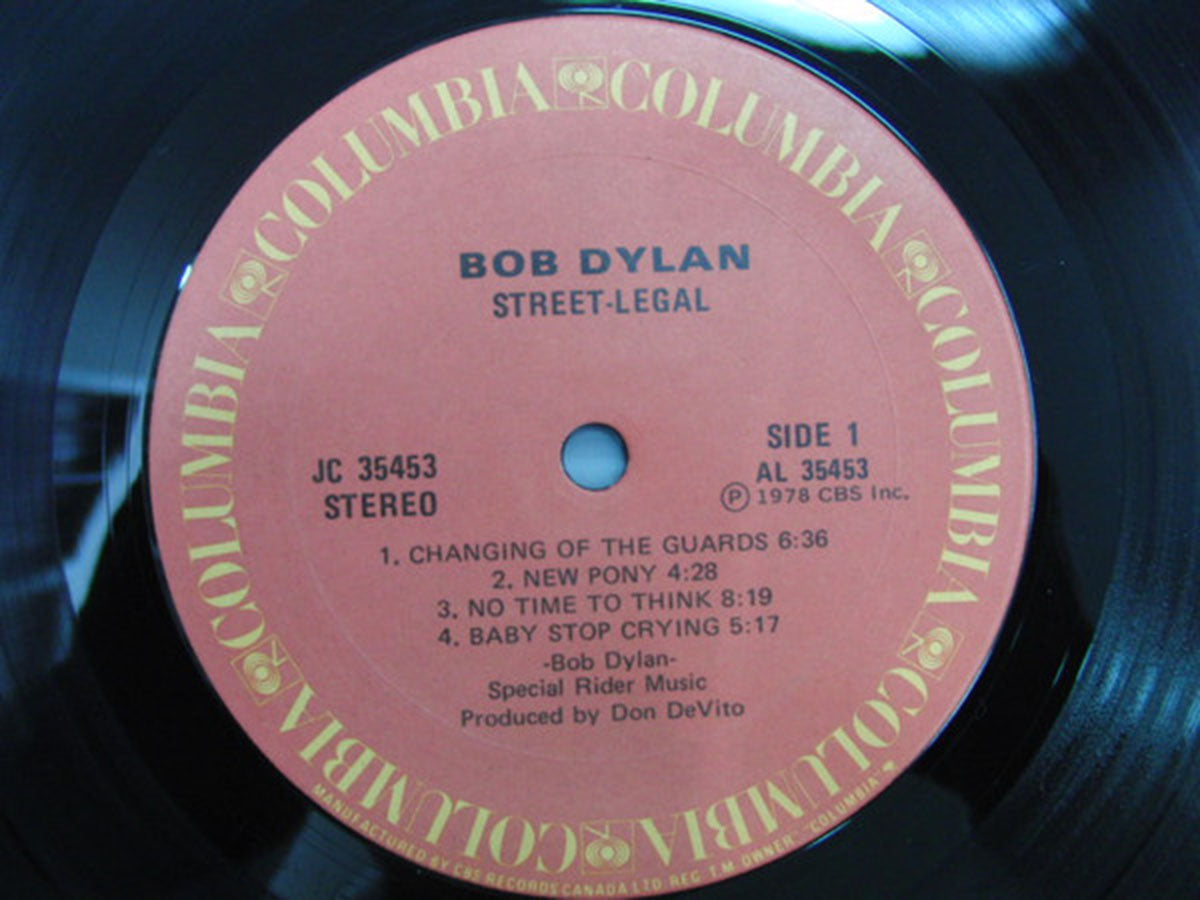 Bob Dylan ‎– Street Legal - 1978 Original