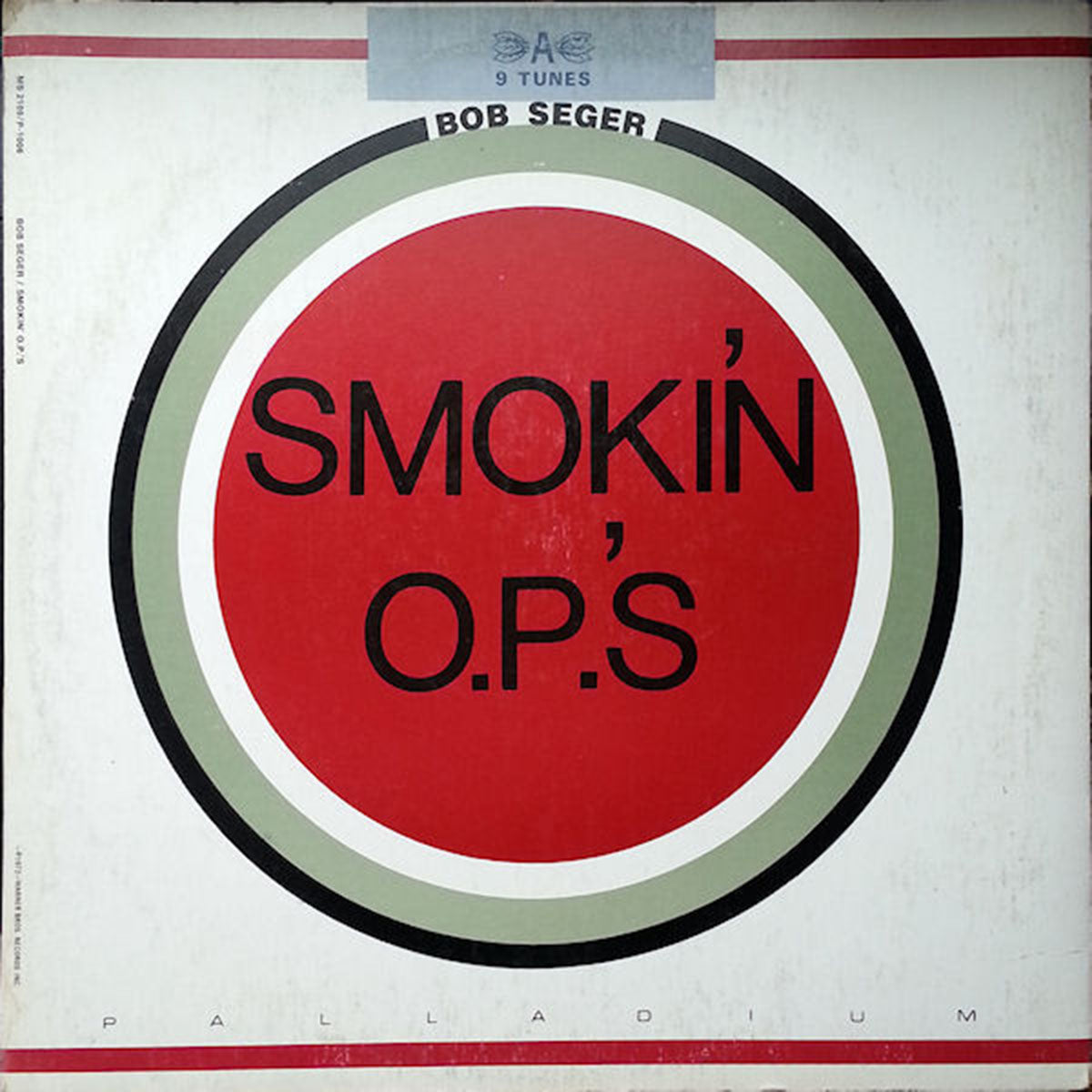 Bob Seger ‎– Smokin OPs - 1972 VinylPursuit.com