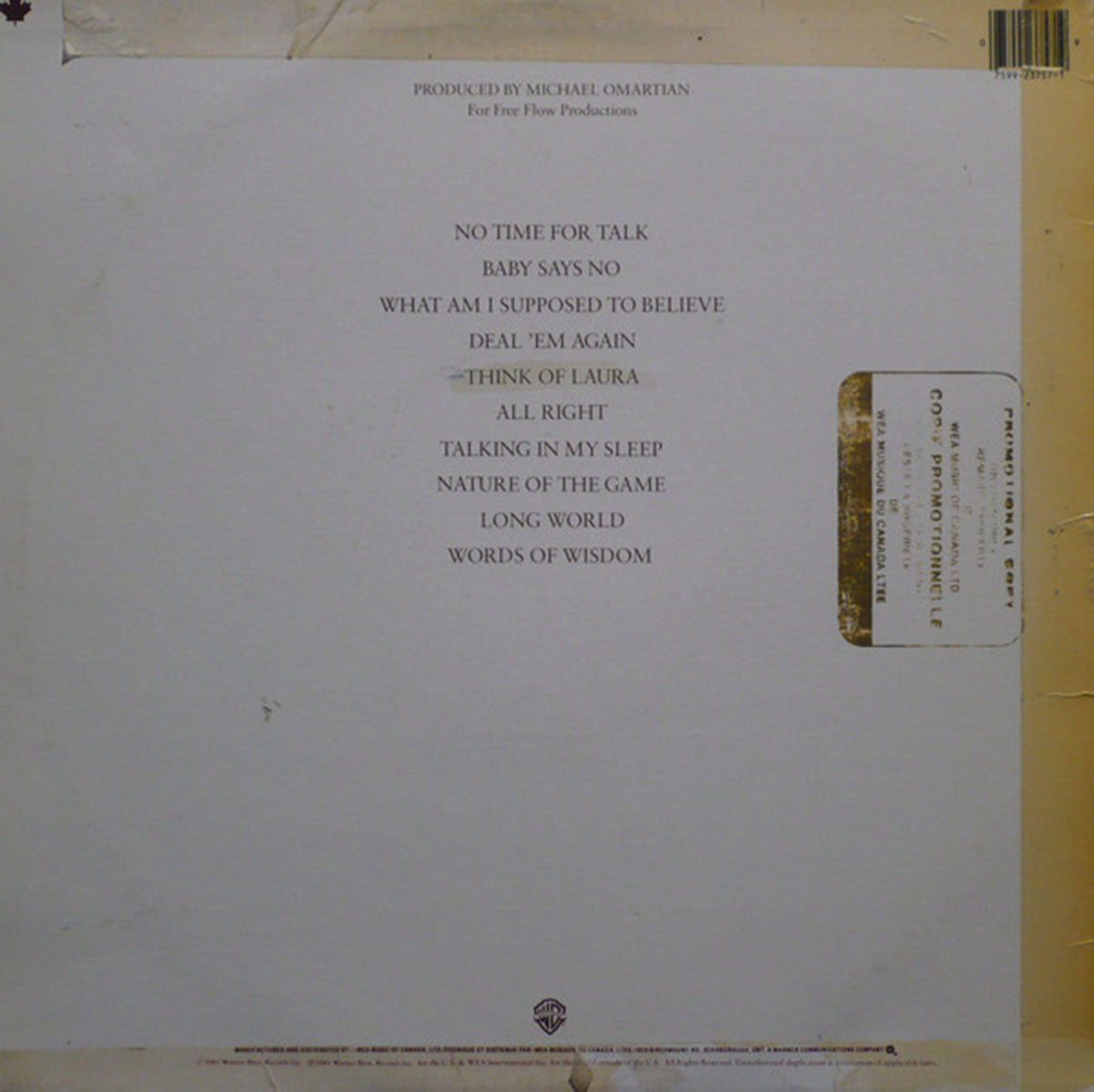 Christopher Cross ‎ Another Page Vinyl Pursuit Inc