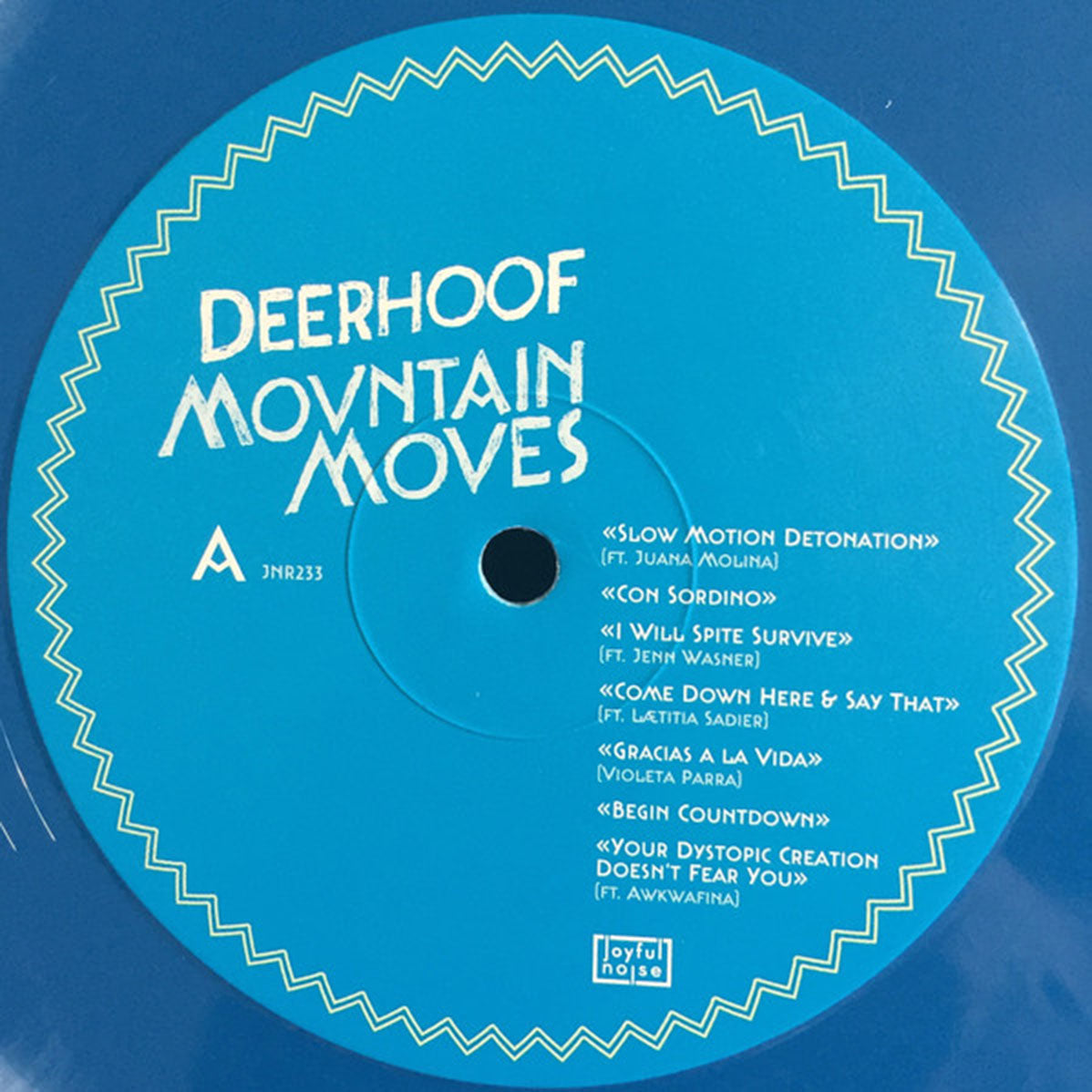 Deerhoof ‎– Mountain Moves - BLUE SWIRL VINYL
