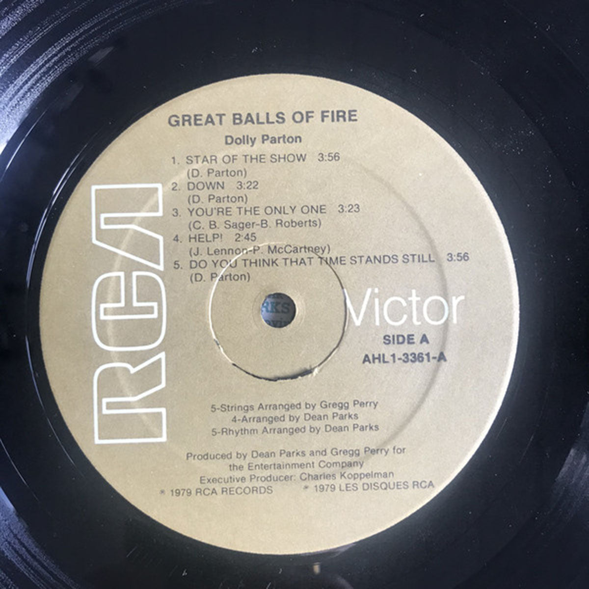 Dolly Parton ‎– Great Balls Of Fire - 1979