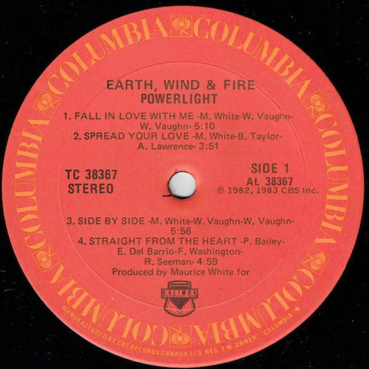 Earth, Wind & Fire ‎– Powerlight VinylPursuit.com