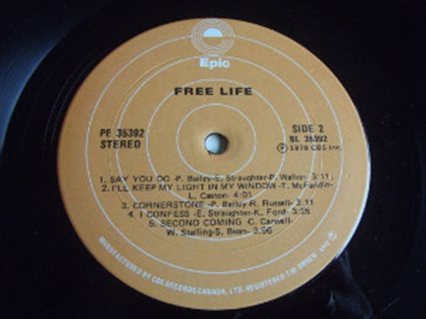 Free Life ‎– Free Life - 1978