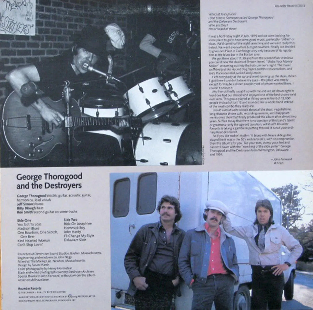 George Thorogood And The Destroyers ‎– George Thorogood And The Destroyers VinylPursuit.com